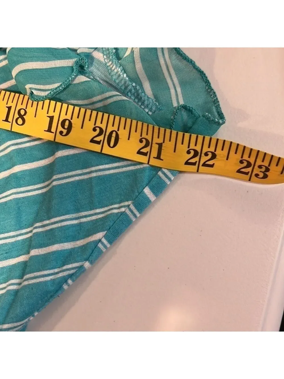 French Laundry Green and White Button Down Blouse XL